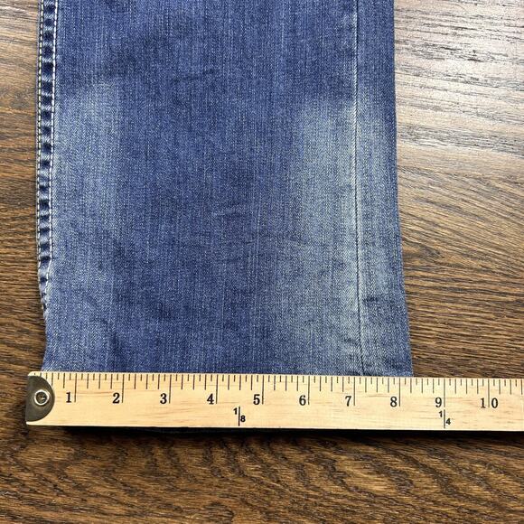 Cowgirl Tuff Co Jeans Womens 32x37 Blue Don't Fence Me In Bootcut Western - Picture 10 of 12